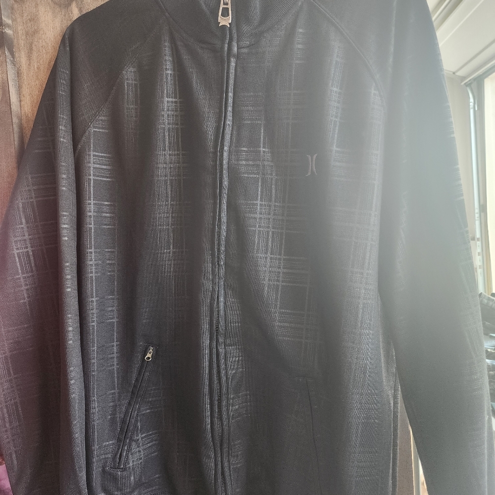 Mens hurley zip up jacket
